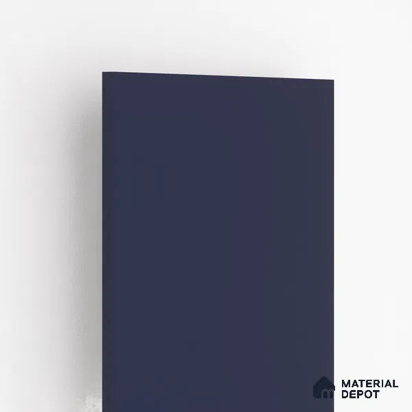 80248 GL Deep Blue 8 ft x 4 ft Glossy Finish Liner Laminate - 0.8 mm | Suitable for TV Unit, Wardrobe, Kitchen Cabinets