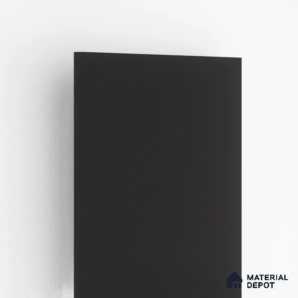 80293 GL Black 8 ft x 4 ft Glossy Finish Liner Laminate - 0.8 mm | Suitable for TV Unit, Wardrobe, Kitchen Cabinets