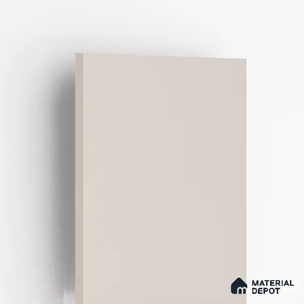 Light Cream Solid Colors Look LM 08046 8 ft x 4 ft High Gloss Finish Decorative Laminate - 0.8 mm | Suitable for Living Room, Kitchen, Office