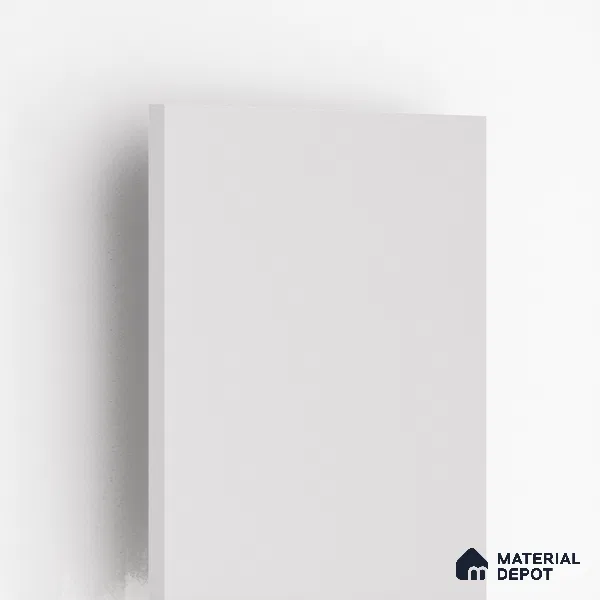 White Textured Solid Look 9560 SGE 8 ft x 4 ft Texture Finish Decorative Laminate - 1 mm | Suitable for TV Unit, Wardrobe, Kitchen Cabinets