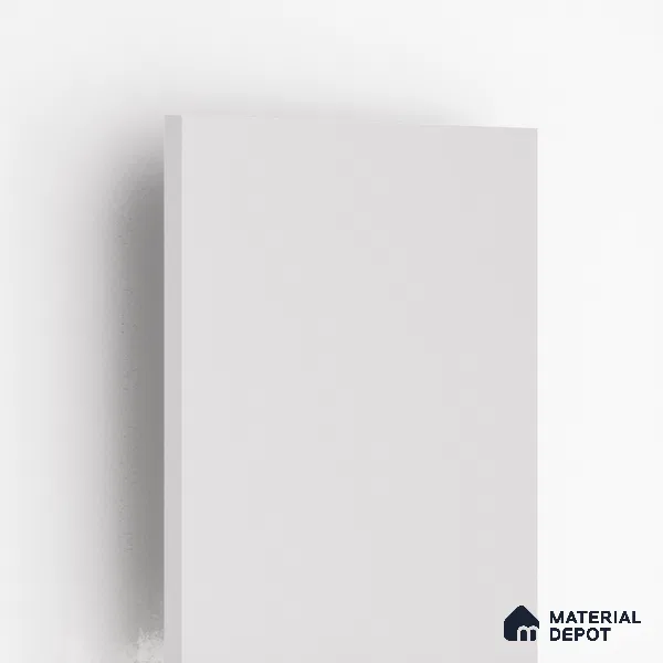 White Solid Colors Look 9560 SHG 8 ft x 4 ft High Gloss Finish Decorative Laminate - 1 mm | Suitable for Living Room, Kitchen, Office