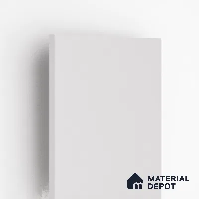 White Textured Solid Look 9560 SLD 8 ft x 4 ft Texture Finish Decorative Laminate - 1 mm | Suitable for TV Unit, Wardrobe, Kitchen Cabinets