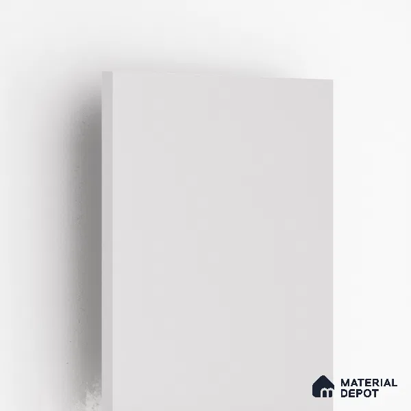 White Textured Solid Look 9560 SLD 8 ft x 4 ft Texture Finish Decorative Laminate - 1 mm | Suitable for TV Unit, Wardrobe, Kitchen Cabinets