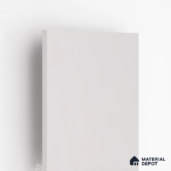 White Solid Colors Look 9501 SZM 8 ft x 4 ft Matte Finish Decorative Laminate - 1 mm | Suitable for Living Room, Kitchen, Office