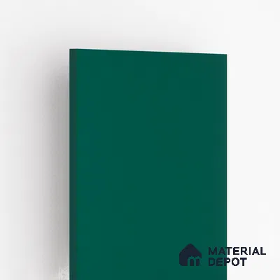 Green Solid Colors Look 9537 SZM 8 ft x 4 ft Matte Finish Decorative Laminate - 1 mm | Suitable for Living Room, Kitchen, Office