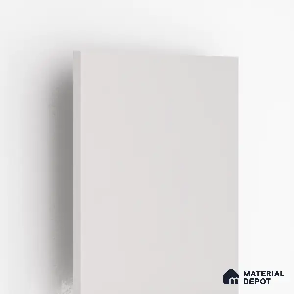 White Textured Solid Look 9357 SED 8 ft x 4 ft Texture Finish Decorative Laminate - 1 mm | Suitable for TV Unit, Wardrobe, Kitchen Cabinets