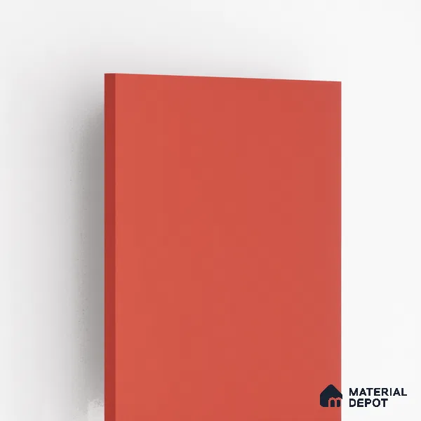 Red Textured Solid Look 9561 SED 8 ft x 4 ft Texture Finish Decorative Laminate - 1 mm | Suitable for TV Unit, Wardrobe, Kitchen Cabinets