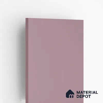 Dusty Mauve Solid Colors Look LM 21729 8 ft x 4 ft High Gloss Finish 6H Anti Scratch Acrylic Laminate - 1.5 mm | Suitable for Living Room, Kitchen, Office