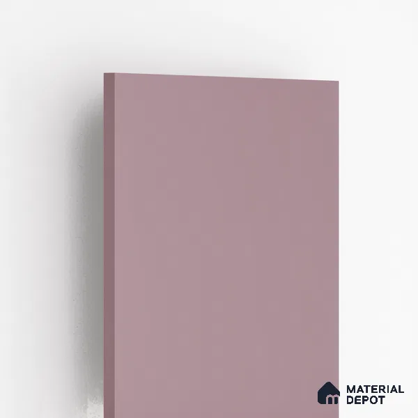 Dusty Mauve Solid Colors Look LM 21729 8 ft x 4 ft High Gloss Finish 6H Anti Scratch Acrylic Laminate - 1.5 mm | Suitable for Living Room, Kitchen, Office