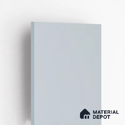 Blue Solid Colors look 2B4705 A 155 Sky Fog 8 ft x 4 ft Matte Finish Decorative Laminate - 1 mm | Suitable for Living Room, Kitchen, Office | Matching Edgeband 1047 from Square 1
