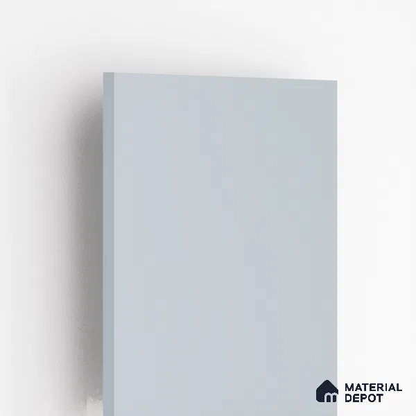 Blue Solid Colors look 2B4705 A 155 Sky Fog 8 ft x 4 ft Matte Finish Decorative Laminate - 1 mm | Suitable for Living Room, Kitchen, Office | Matching Edgeband 1047 from Square 1