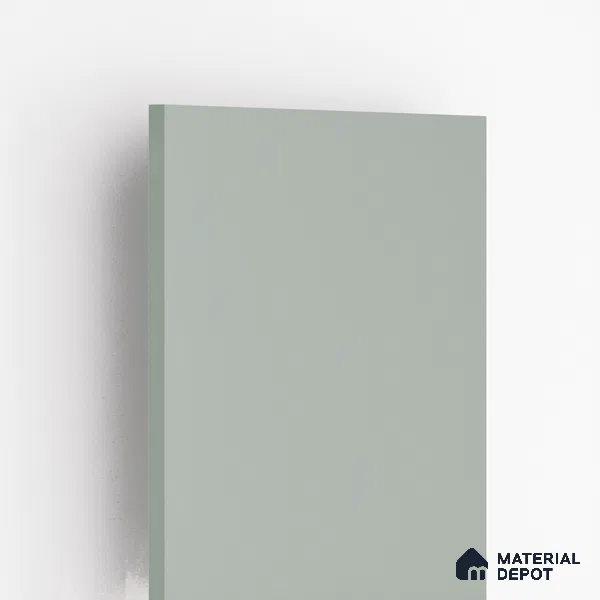 Sage Green Solid Colors Look LM 10851 8 ft x 4 ft Matte Finish Decorative Laminate - 1 mm | Suitable for Living Room, Kitchen, Office