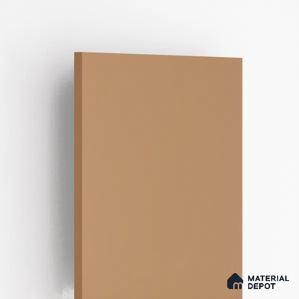Chocolate Brown Solid Colors Look LM 10865 8 ft x 4 ft Glossy Finish Decorative Laminate - 1 mm | Suitable for Living Room, Kitchen, Office