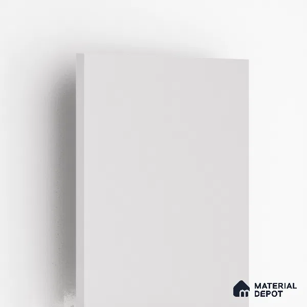 Pure White Solid Colors Look LM 10978 8 ft x 4 ft Suede Finish Decorative Laminate - 1 mm | Suitable for Living Room, Kitchen, Office