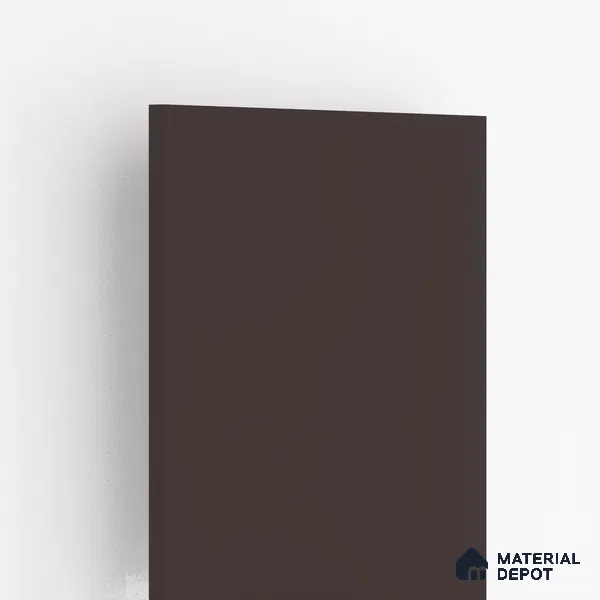 Coffee Brown Solid Colors Look LM 10979 8 ft x 4 ft Suede Finish Decorative Laminate - 1 mm | Suitable for Living Room, Kitchen, Office