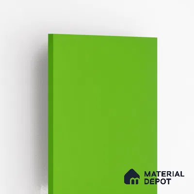 Bright Green Solid Colors Look LM 10994 8 ft x 4 ft Suede Finish Decorative Laminate - 1 mm | Suitable for Living Room, Kitchen, Office