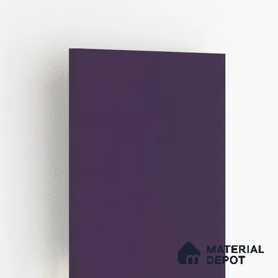 Deep Violet Solid Colors Look LM 10999 8 ft x 4 ft Suede Finish Decorative Laminate - 1 mm | Suitable for Living Room, Kitchen, Office
