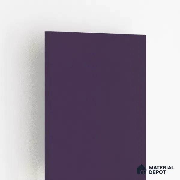 Deep Violet Solid Colors Look LM 10999 8 ft x 4 ft Suede Finish Decorative Laminate - 1 mm | Suitable for Living Room, Kitchen, Office