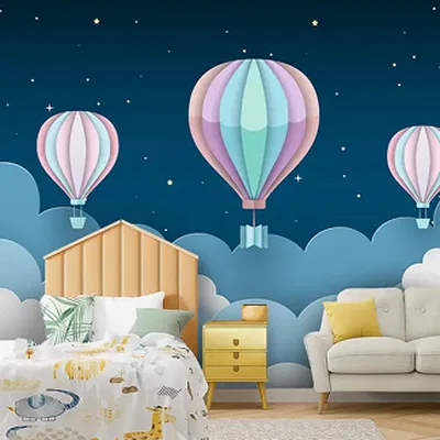 Closeup application image of Kid’s Room Wallpapers