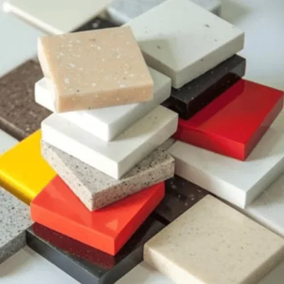 Closeup application image of Corian