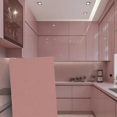 Closeup application image of Sparkle Laminates in Kitchen