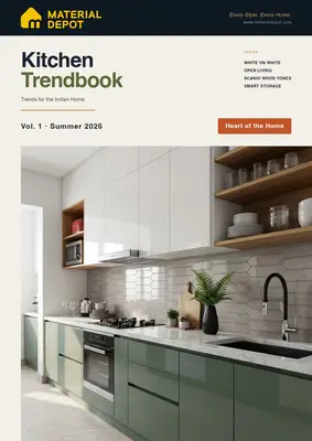 From open shelves to handleless drawers – find your kitchen rhythm.