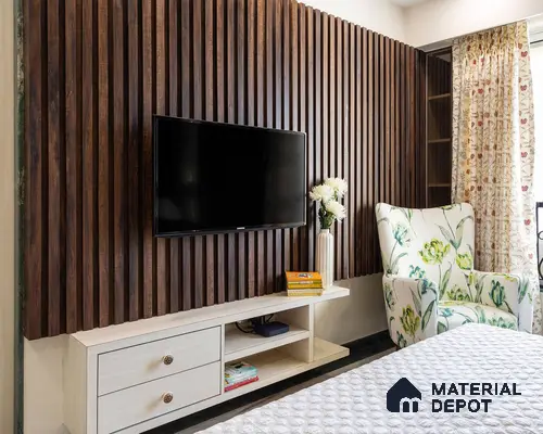 Contemporary TV Unit with Laminate Finish.