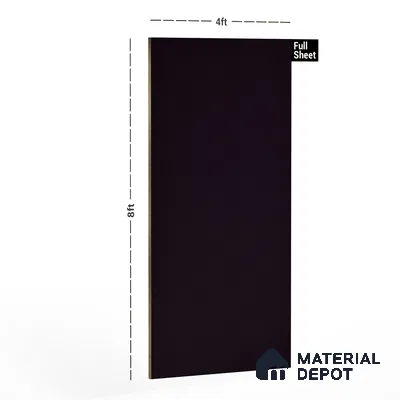 Violet Solid Colors Look 3634 NGL 8 ft x 4 ft High Gloss Finish Decorative Laminate - 1 mm | Suitable for Living Room, Kitchen, Office