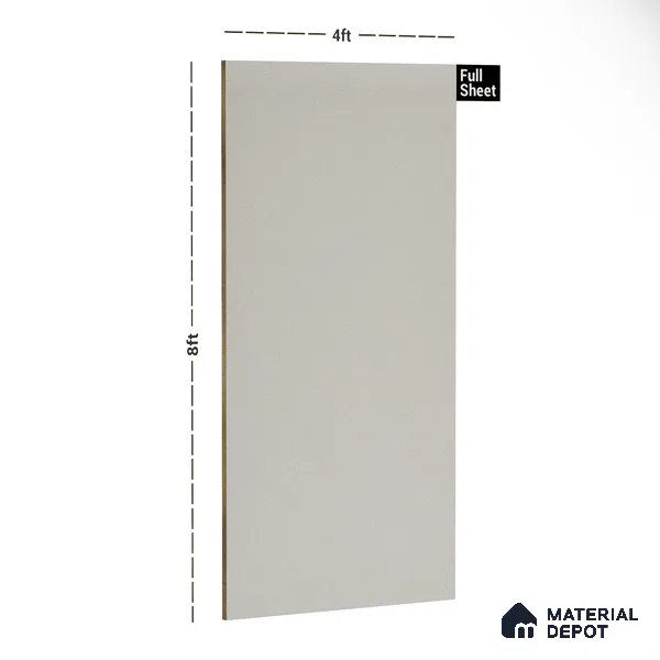 Beige Solid Colors Look 3515 SUD 8 ft x 4 ft Suede Finish Decorative Laminate - 1 mm | Suitable for Living Room, Kitchen, Office