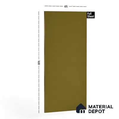 Yellow Solid Colors Look 3583 SUD 8 ft x 4 ft Suede Finish Decorative Laminate - 1 mm | Suitable for Living Room, Kitchen, Office