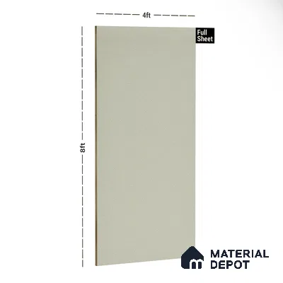 White Marble Look Crystal 1223 8 ft x 4 ft High Gloss Finish Decorative Laminate - 1.25 mm | Suitable for TV Unit, Wardrobe, Kitchen Cabinets