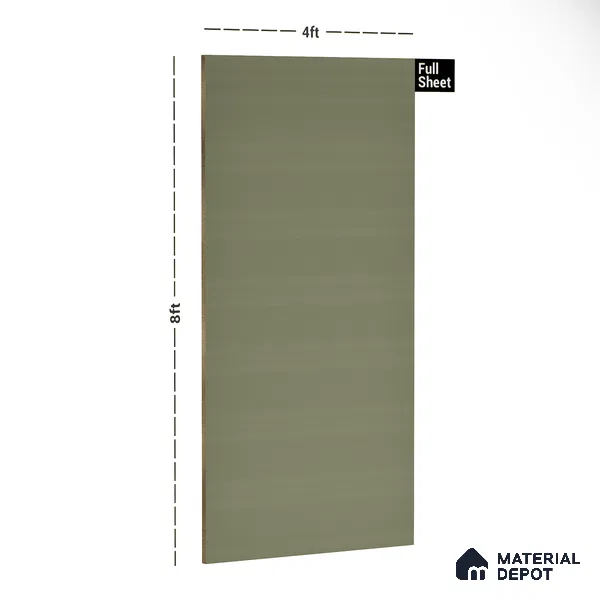 Beige Solid Colors Look 3561 SMR 8 ft x 4 ft High Gloss Finish Decorative Laminate - 1 mm | Suitable for Living Room, Kitchen, Office
