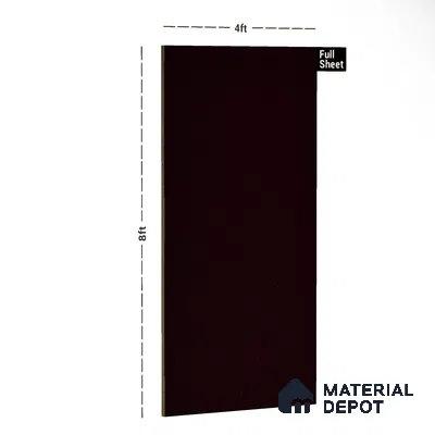 Brown Textured Solid Look LS 1136 Lush 8 ft x 4 ft Texture Finish Decorative Laminate - 1.25 mm | Suitable for TV Unit, Wardrobe, Kitchen Cabinets