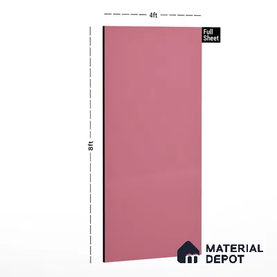 Pink Solid Colors Look CF 220 Hot Pink Chiffon 8 ft x 4 ft Matte Finish Decorative Laminate - 1 mm | Suitable for Living Room, Kitchen, Office