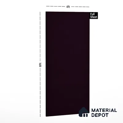 Purple Solid Colors Look CF 236 Wine Chiffon 8 ft x 4 ft Matte Finish Decorative Laminate - 1 mm | Suitable for Living Room, Kitchen, Office