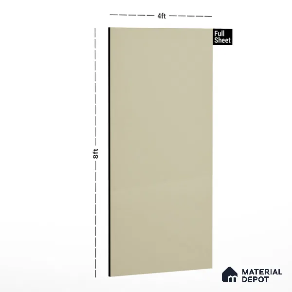 Yellow Textured Solid Look CF 117 A Chiffon 8 ft x 4 ft Texture Finish Decorative Laminate - 1 mm | Suitable for TV Unit, Wardrobe, Kitchen Cabinets