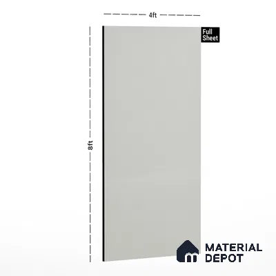 Ivory Solid Colors Look CM 13 Country Matt 8 ft x 4 ft Matte Finish Liner Laminate - 0.75 mm | Suitable for Living Room, Kitchen, Office
