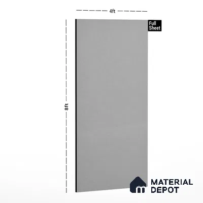 111 LO Frosty White 8 ft x 4 ft Texture Finish Decorative Laminate - 1 mm | Suitable for TV Unit, Wardrobe, Kitchen Cabinets