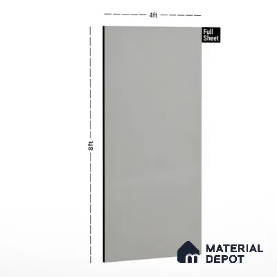 111 N Frosty White 8 ft x 4 ft Texture Finish Decorative Laminate - 1 mm | Suitable for TV Unit, Wardrobe, Kitchen Cabinets