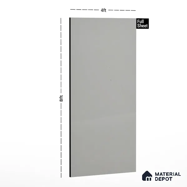 111 N Frosty White 8 ft x 4 ft Texture Finish Decorative Laminate - 1 mm | Suitable for TV Unit, Wardrobe, Kitchen Cabinets
