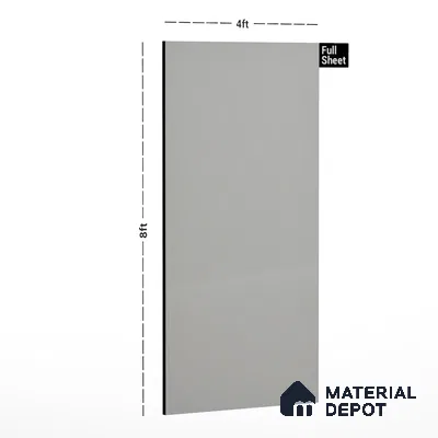 111 VO Frosty White 8 ft x 4 ft Texture Finish Decorative Laminate - 1 mm | Suitable for TV Unit, Wardrobe, Kitchen Cabinets