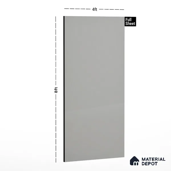 111 VO Frosty White 8 ft x 4 ft Texture Finish Decorative Laminate - 1 mm | Suitable for TV Unit, Wardrobe, Kitchen Cabinets