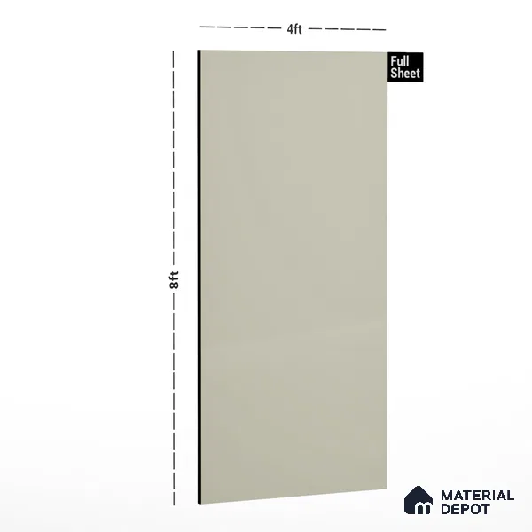 121 SU Ivory 8 ft x 4 ft Suede Finish Decorative Laminate - 1 mm | Suitable for TV Unit, Wardrobe, Kitchen Cabinets