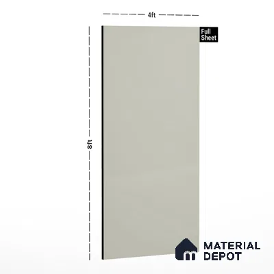 127 SU Almond Ivory 8 ft x 4 ft Suede Finish Decorative Laminate - 1 mm | Suitable for TV Unit, Wardrobe, Kitchen Cabinets
