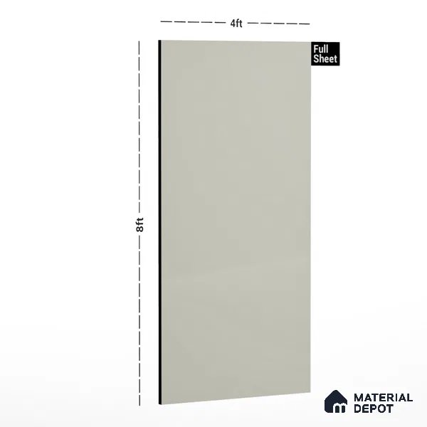 127 SU Almond Ivory 8 ft x 4 ft Suede Finish Decorative Laminate - 1 mm | Suitable for TV Unit, Wardrobe, Kitchen Cabinets
