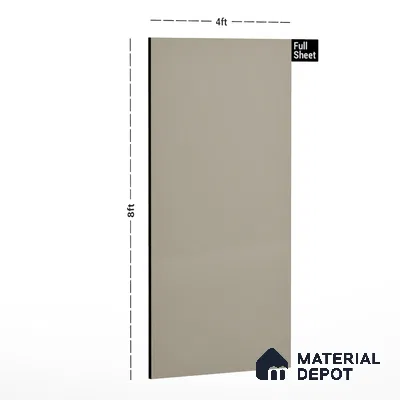 161 SU Light Beige 8 ft x 4 ft Suede Finish Decorative Laminate - 1 mm | Suitable for TV Unit, Wardrobe, Kitchen Cabinets