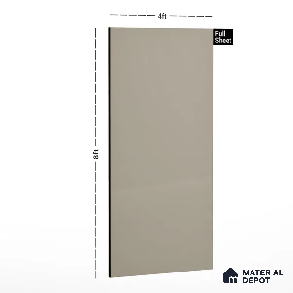 161 SU Light Beige 8 ft x 4 ft Suede Finish Decorative Laminate - 1 mm | Suitable for TV Unit, Wardrobe, Kitchen Cabinets