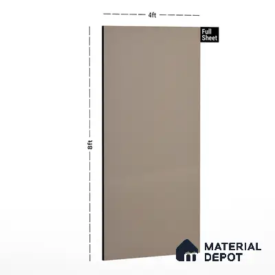 163 LU Beige 8 ft x 4 ft Texture Finish Decorative Laminate - 1 mm  | Suitable for TV Unit, Wardrobe, Kitchen Cabinets | Matching Edgeband Code - (Rehau - 75622) | (E3 - 1507 HG)