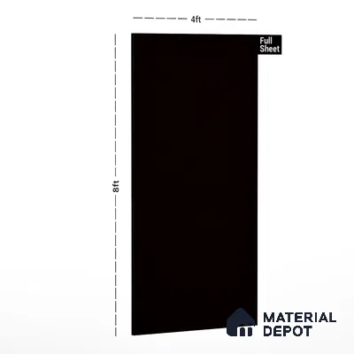 174 LU Chocolate 8 ft x 4 ft Texture Finish Decorative Laminate - 1 mm  | Suitable for TV Unit, Wardrobe, Kitchen Cabinets | Matching Edgeband Code - (Rehau - 75738) | (E3 - 1509 HG)