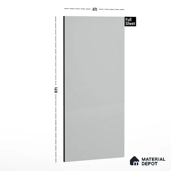 221 SU Light Grey 8 ft x 4 ft Suede Finish Decorative Laminate - 1 mm | Suitable for TV Unit, Wardrobe, Kitchen Cabinets
